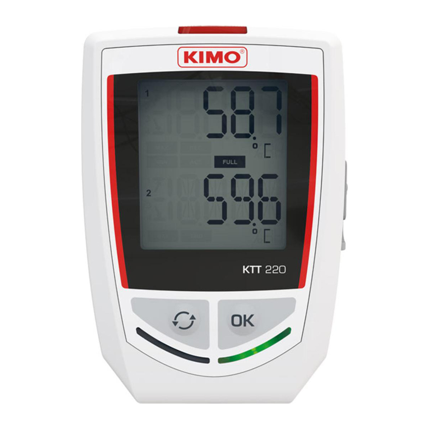 Registrador de temperatura para termocuplas