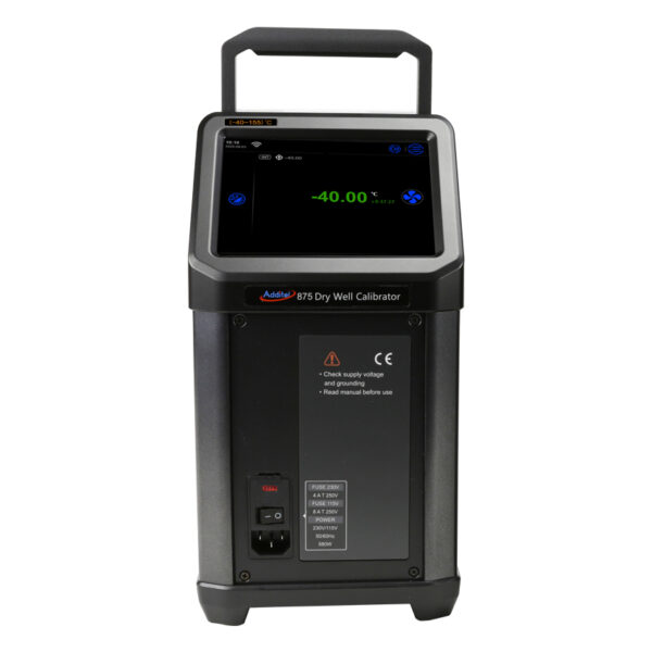 Calibrador de pozo seco para calibración de instrumentos