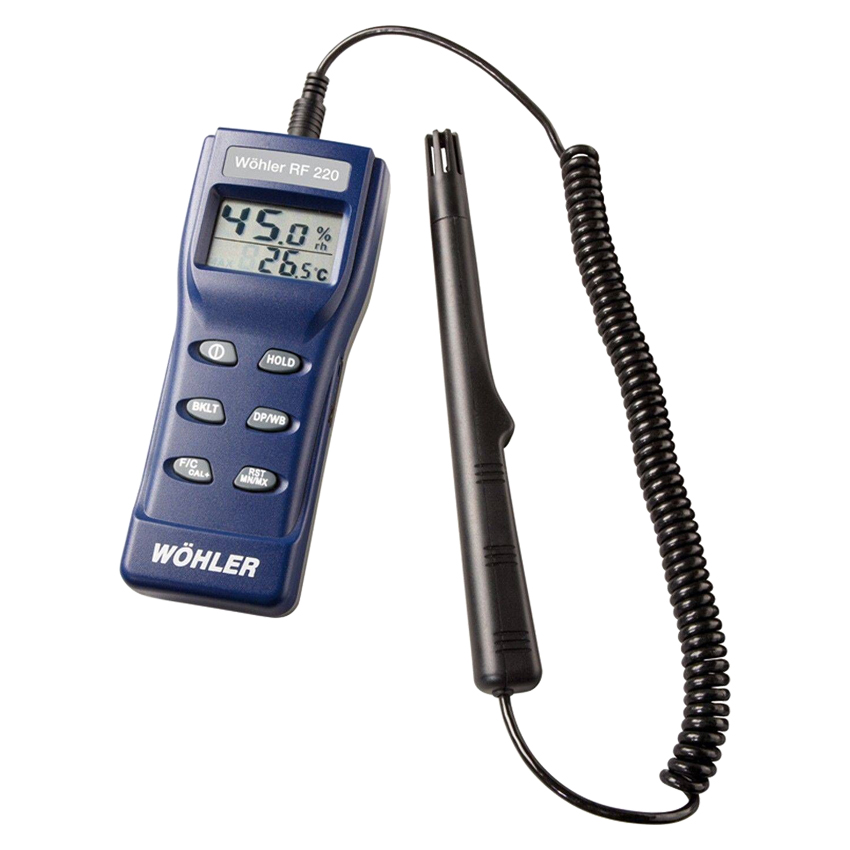 Termohigrómetro digital portátil