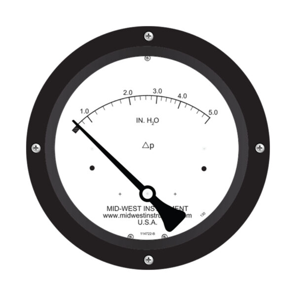 Manómetro de presión diferencial de baja presión