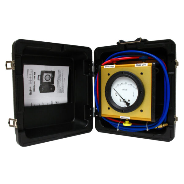 Medidor de caídas de presión en placas de orificio