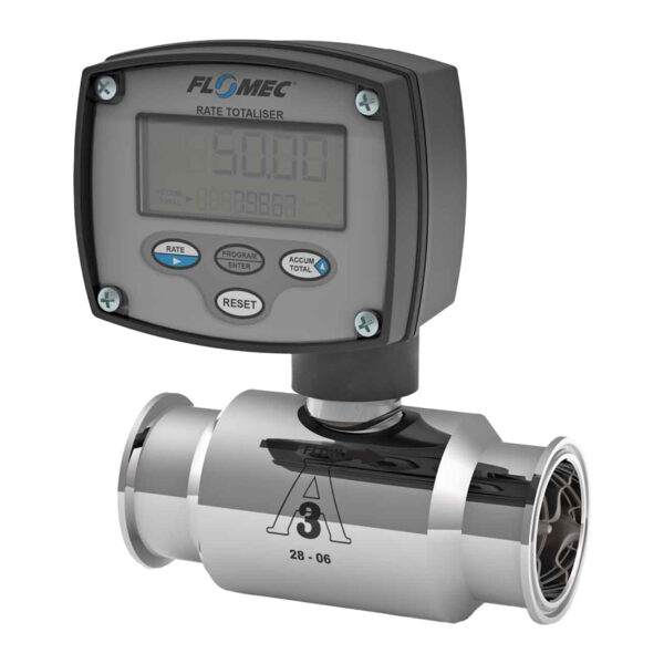 Medidor de flujo para cerveza, vino y lácteos