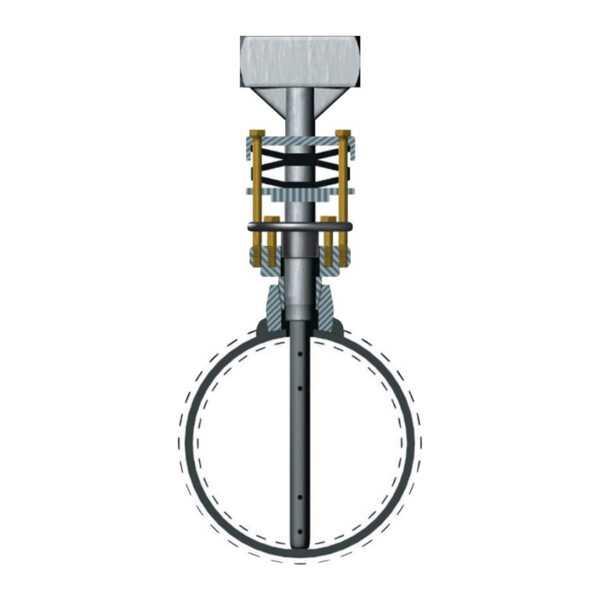 Sensor de flujo por presión diferencial tubo pitot